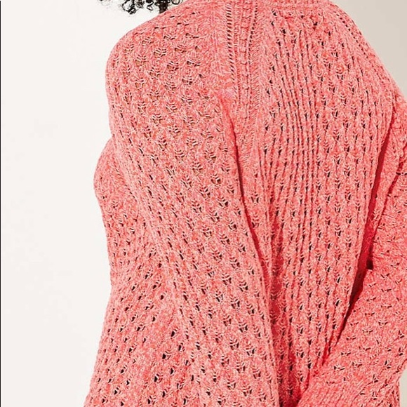 NWT LOFT PLUS BOBBLE POINTELLE SWEATER PIN… - Picture 3 of 4